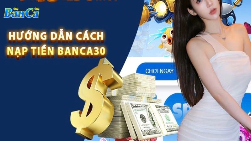 Thao tác rút tiền tại banca30